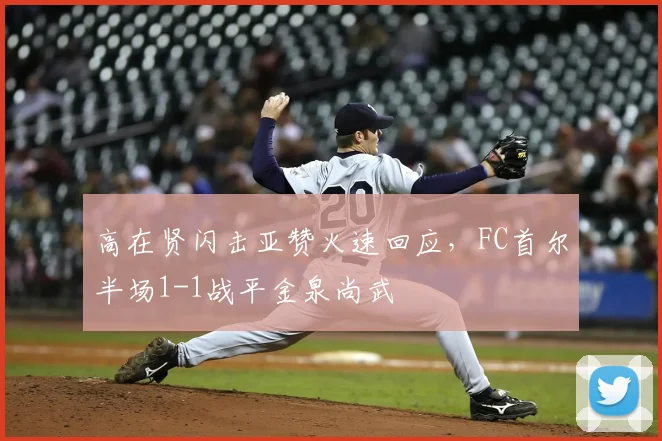 高在贤闪击亚赞火速回应，FC首尔半场1-1战平金泉尚武